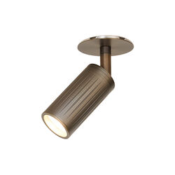 Luminar væg-/loftspot, bruneret messing, Rama Lights