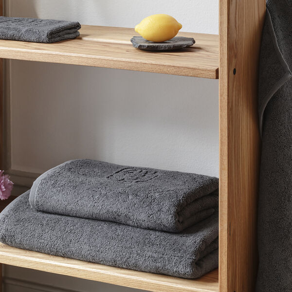 DAMASK TERRY håndklæde, slate DAMASK TERRY håndklæde, slate, Georg Jensen Damask