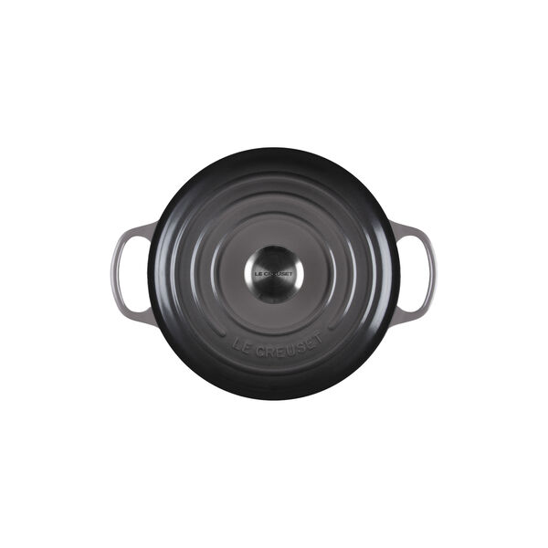 Signature rund st&oslash;bejernsgryde &Oslash; 24 cm, flint, Le Creuset