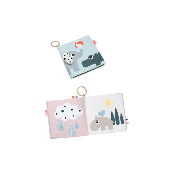 Deer Friends tummy time stofbog, colour mix Deer Friends tummy time stofbog, colour mix, Done by Deer