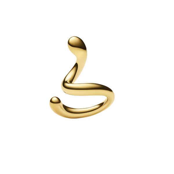 Coil Whirl Ear Cuff Right, guld Coil Whirl Ear Cuff Right, guld, Maria Black