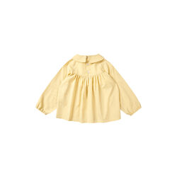 Blouse LS w. Smock Emb., Copenhagen Colors Organics