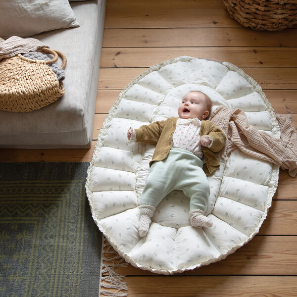 3-i-1 babynest, sophora leaves, Sebra