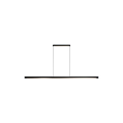 INLAY S1900 LINEAR pendel, matt black/satin gold, LIGHT-POINT
