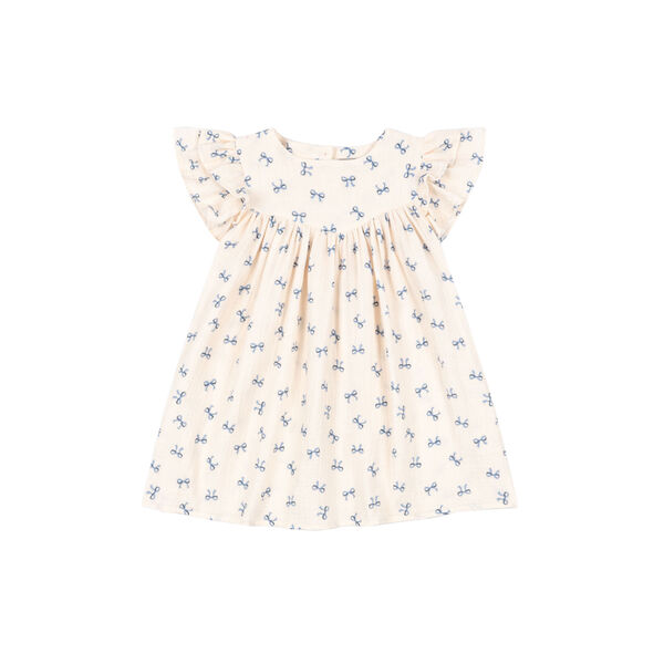 Coco Dress, bow bleu, Konges Sl&oslash;jd