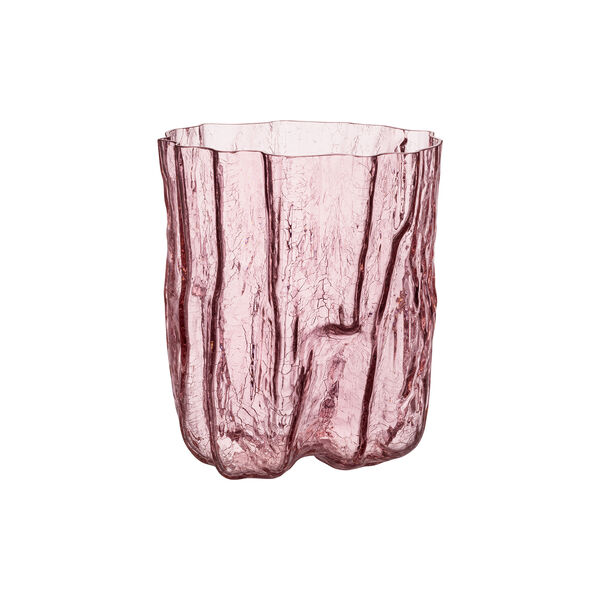 Crackle vase, pink Crackle vase, pink, Kosta Boda