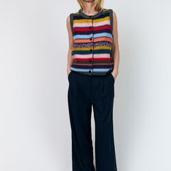 CaitLL Knit Vest SL, multi, Lollys Laundry