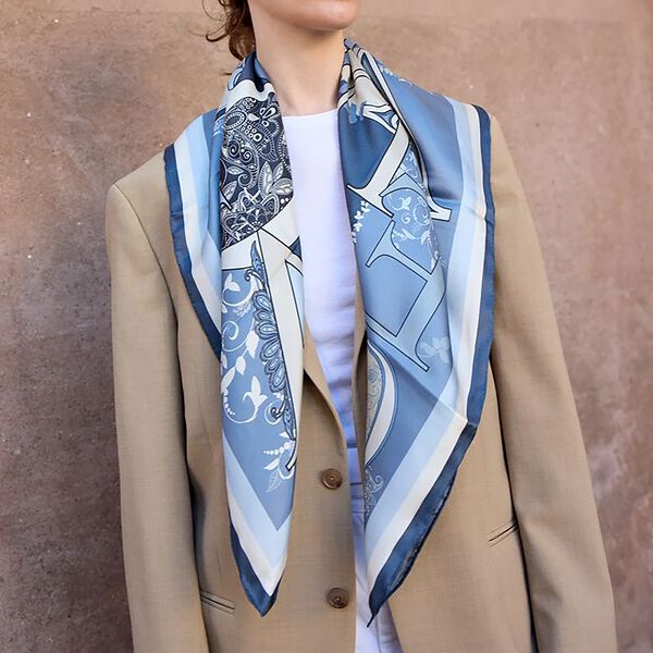 MONOGRAM&nbsp;T&oslash;rkl&aelig;de, bl&aring;, Bella Ballou