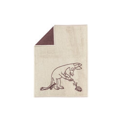 Mumi H&aring;ndkl&aelig;de | Sniff | 50x70 | Beige, Moomin Arabia
