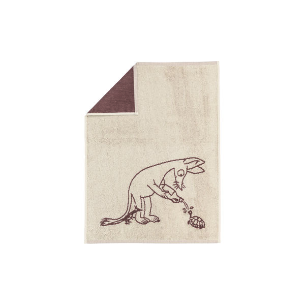 Mumi H&aring;ndkl&aelig;de | Sniff | 50x70 | Beige, Moomin Arabia