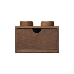 LEGO® 2x2 opbevaringskasse, mørkbejdset eg, Room Copenhagen