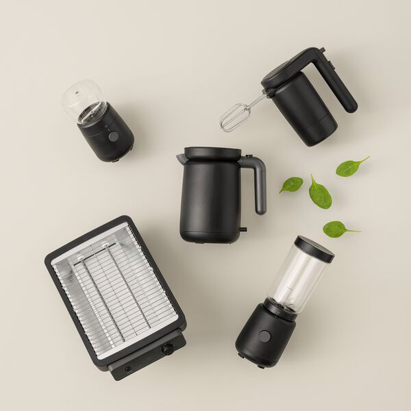 FOODIE elektrisk kaffekværn, black, RIG-TIG