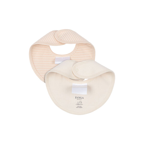 Fio Stripe 2-pack Bibs, blush mix, Konges Sløjd