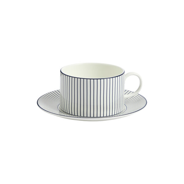Gio Teacup with saucer, white, Wedgwood