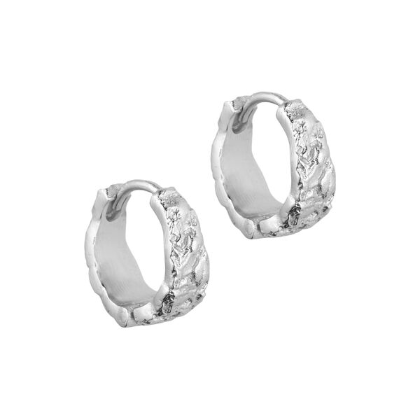 Vela hoops, sølvbelagt, Pure by Nat