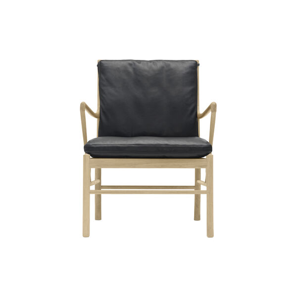 OW149 Colonial Chair loungestol, olieret eg/sort OW149 Colonial Chair loungestol, olieret eg/sort, Carl Hansen & Søn