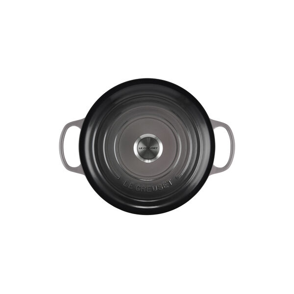 Signature rund st&oslash;bejernsgryde &Oslash; 26 cm, flint, Le Creuset