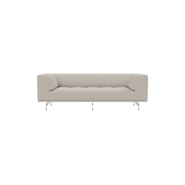 4510 Delphi sofa, Steelcut Trio 213/aluminium, Fredericia Furniture