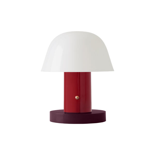 Setago JH27 Portable bordlampe, maroon/grape, &Tradition