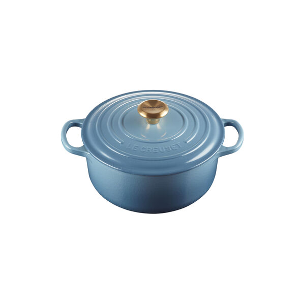 Signature rund gryde &Oslash; 20 cm, chambray, Le Creuset