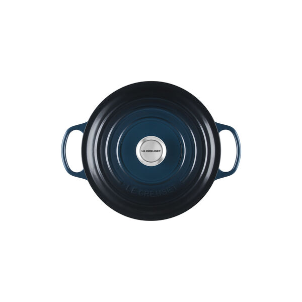 Signature rund st&oslash;bejernsgryde &Oslash; 26 cm, nuit, Le Creuset