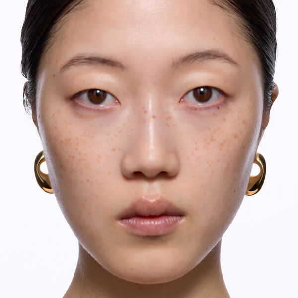 Dolphin Earring Large, gold, Maria Black