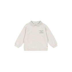 Spotty LS Polo, off white melange, Konges Sløjd