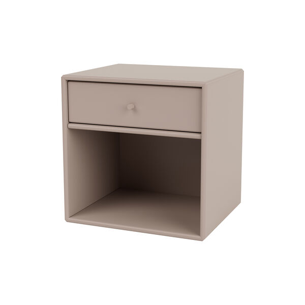 sengebord med sokkel, 137 mushroom Montana Furniture