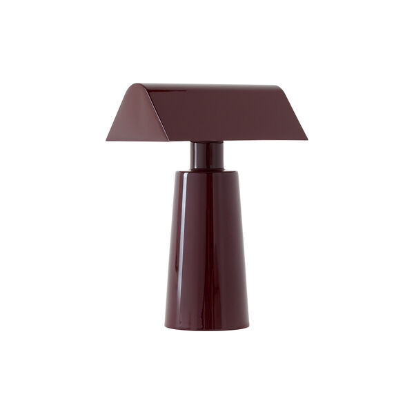 Caret MF1 Portable bordlampe, dark burgundy Caret MF1 Portable bordlampe, dark burgundy, &Tradition