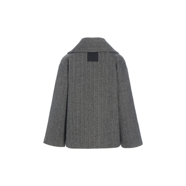 Nishin dobbeltradet jakke, herringbone, BITTE KAI RAND