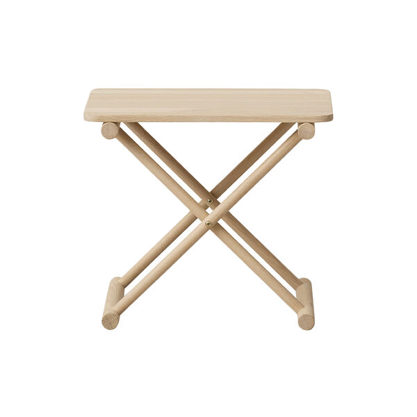 Camp sengebord lavt, eg, Oliver Furniture