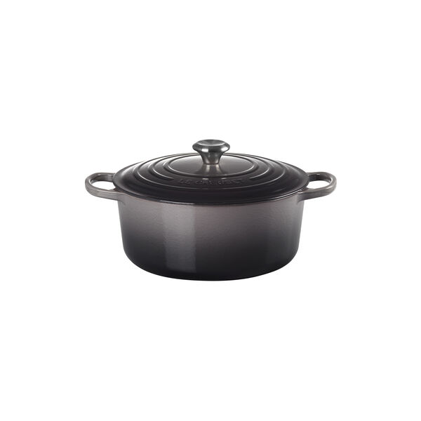 Signature rund st&oslash;bejernsgryde &Oslash; 28 cm, flint, Le Creuset