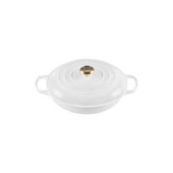 Signature st&oslash;bejern buffetgryde 30 cm, white, Le Creuset