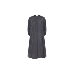 Louise Shirtdress, navy checks, LA RŌUGE