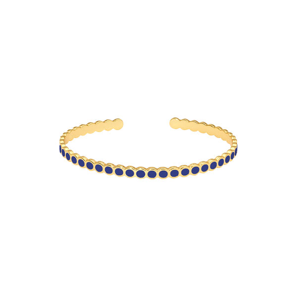 LUMI Bracelet, blue ray, bangle up