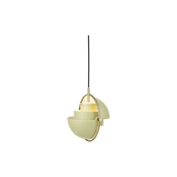 Multi-Lite Pendant, desert sage/brass, GUBI