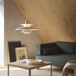 PH 5 Monochrome pendel, monochrome pale pewter, Louis Poulsen