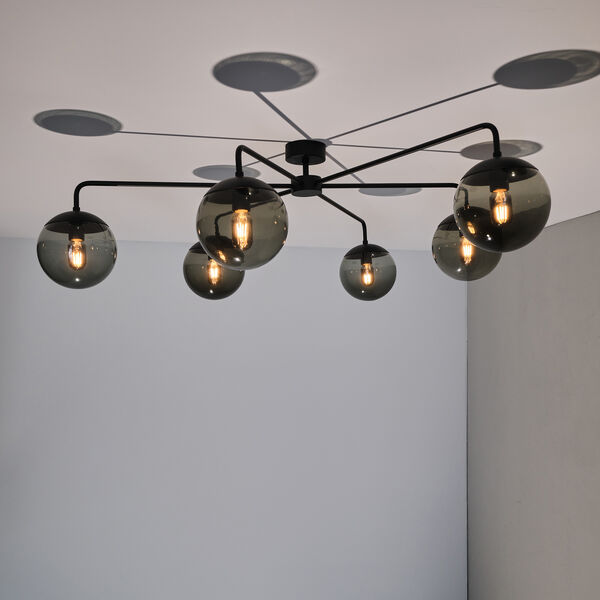 Lord Asymmetric Ceiling, black/smoke Lord Asymmetric Ceiling, black/smoke, Rubn