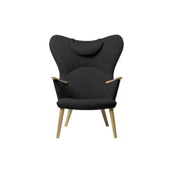 CH78 Mama Bear loungestol, black/olieret eg, Carl Hansen & Søn