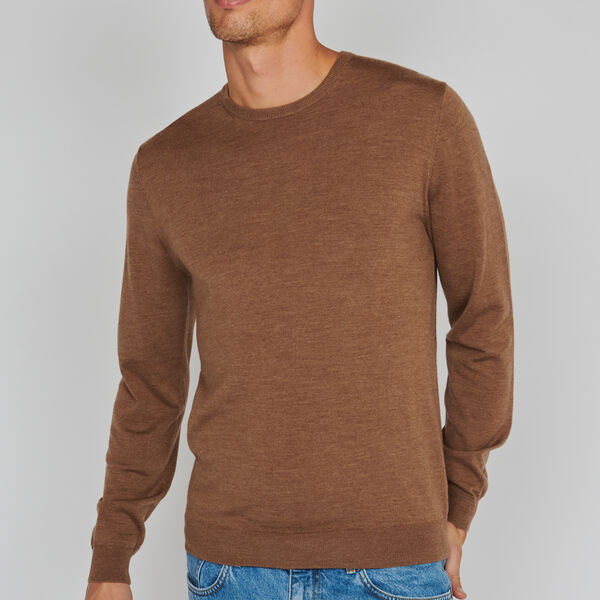 Margrate Knit Pullover, otter melange, Matinique