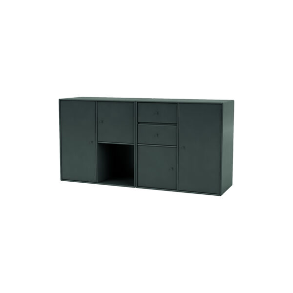 COUPLE bred sk&aelig;nk, 163 black jade, Montana Furniture
