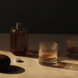 Ripple Tumblers 2 stk., clear, Ferm Living