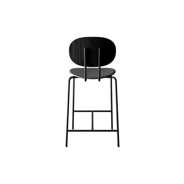 PIET HEIN Counter Chair, black lacquered oak/Solid Black 509 PIET HEIN Counter Chair, black lacquered oak/Solid Black 509, Sibast Furniture
