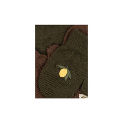 2 Pack Filla Mittens, kombu green, Konges Sl&oslash;jd