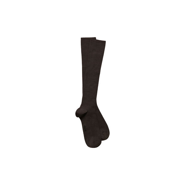 Wool Knee Socks II, brown, Aiayu