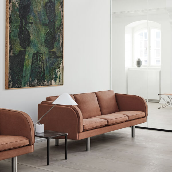 JG 2-pers. sofa, Grand Linen 4803, Fredericia Furniture