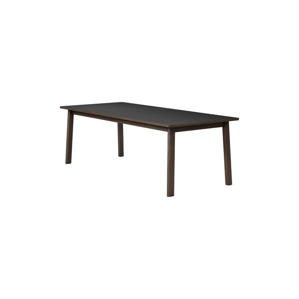 6490 Ana udtr&aelig;ksspisebord 220 cm, black/smoked oak, FredericiaFurniture