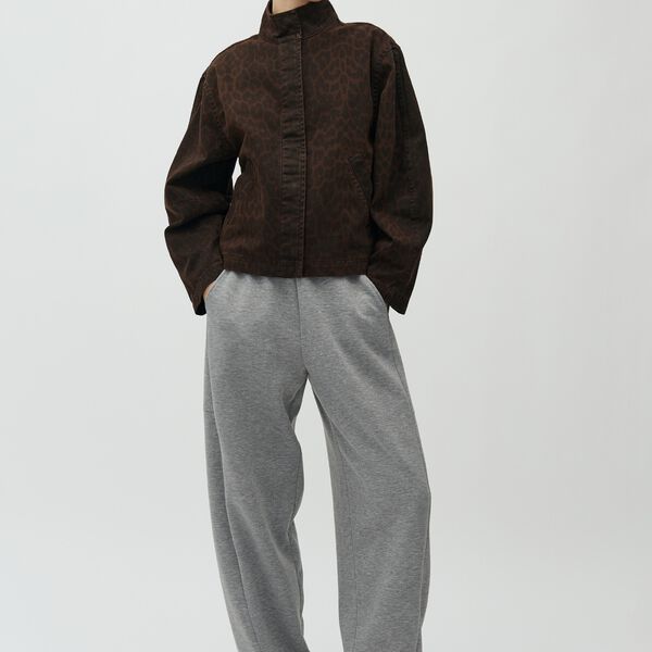 Mandrian M Pant, medium grey melange, mbyM