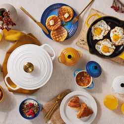 Signature rund gryde Ø 24 cm, white, Le Creuset