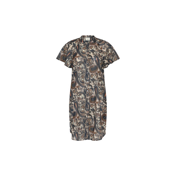 427HMMinna shirt dress, earthy paisley print, Heartmade